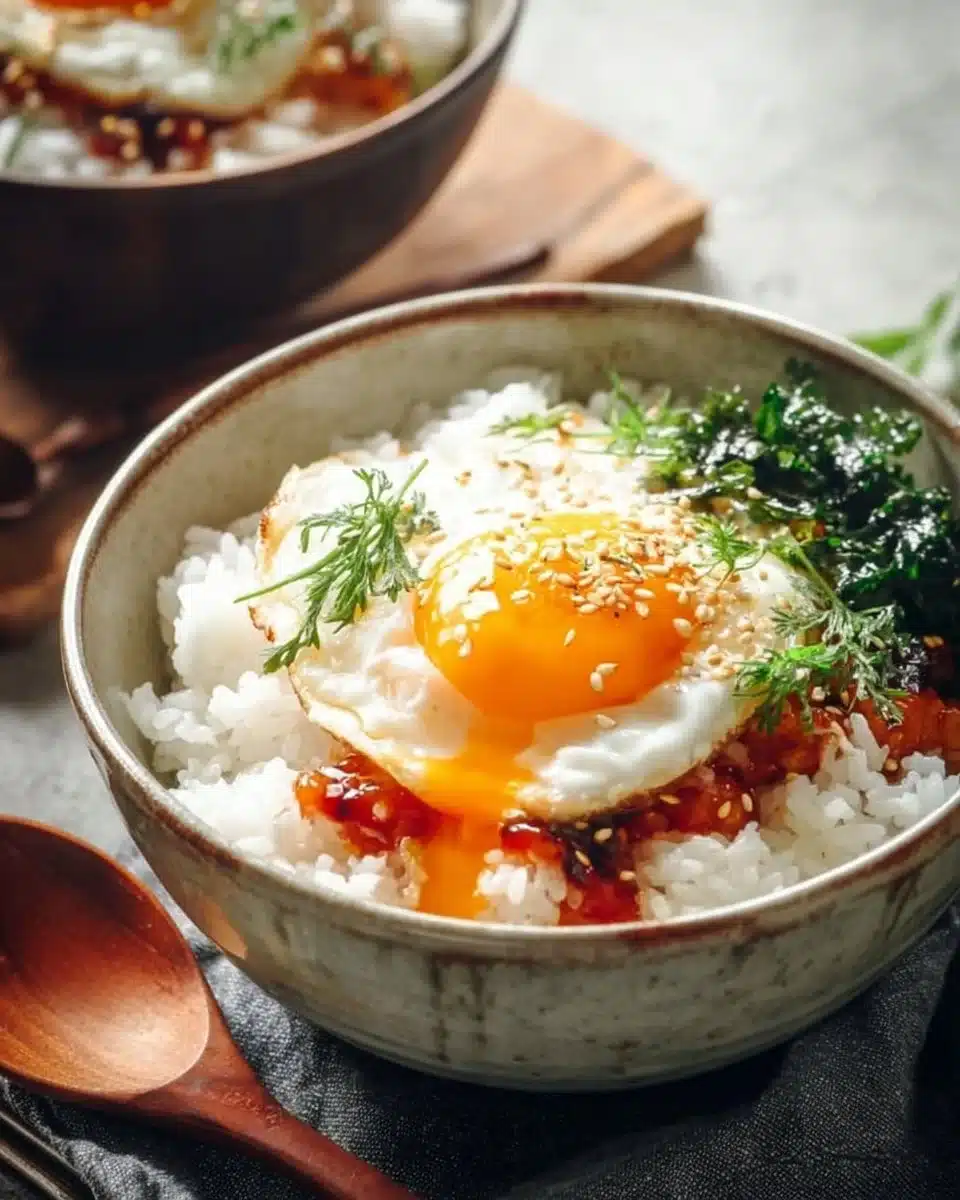 Delicious Korean Egg Rice 4 Delicious Korean Egg Rice