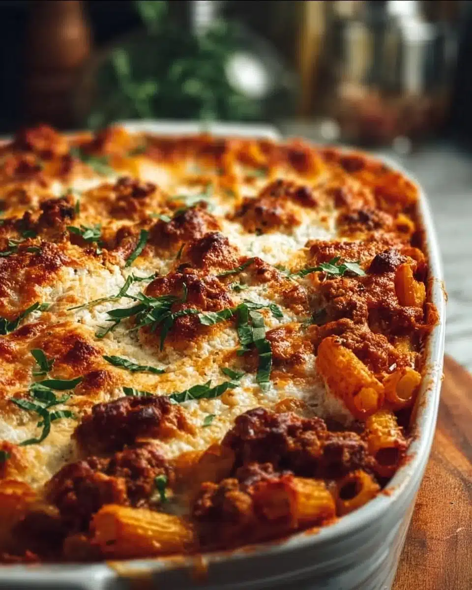 Easy and Delicious Baked Ziti with Sausage and Ricotta 4 Easy and Delicious Baked Ziti with Sausage and Ricotta