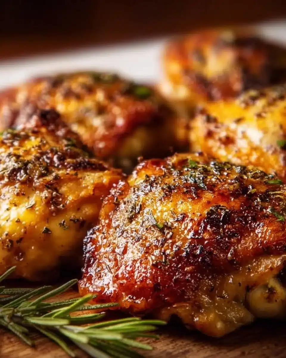 Easy Baked Chicken Thighs 4 Easy Baked Chicken Thighs