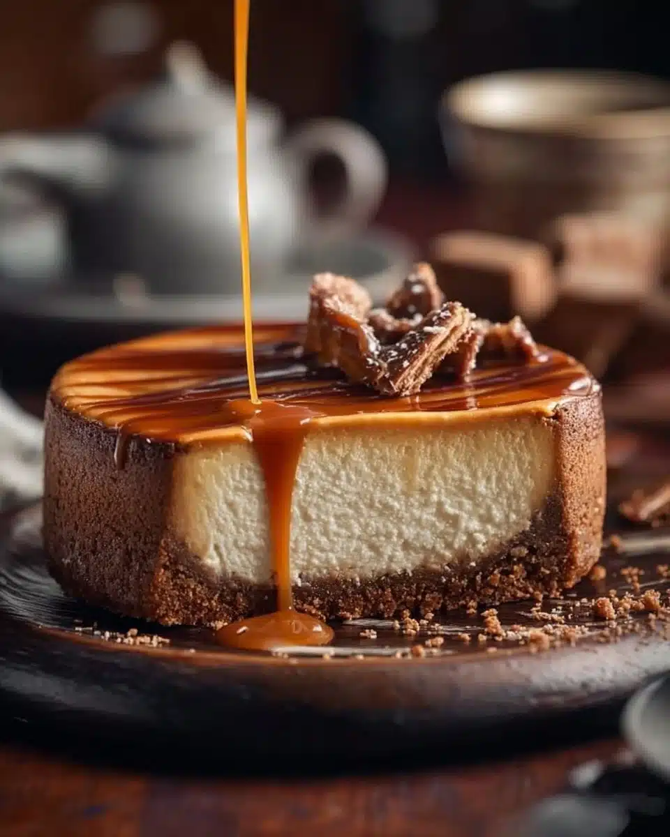 Easy Caramel Macchiato Cheesecake with Salted Caramel 4 Easy Caramel Macchiato Cheesecake with Salted Caramel
