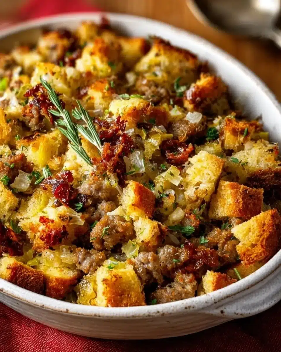 Easy & Delicious Homemade Sausage Stuffing