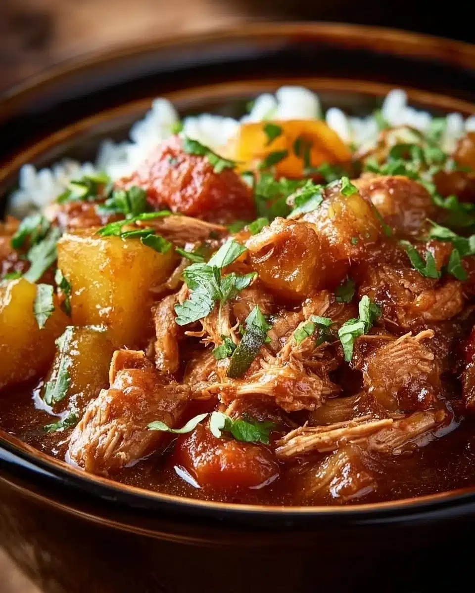 Easy Dump and Go Slow Cooker Hawaiian Chicken 4 Easy Dump and Go Slow Cooker Hawaiian Chicken