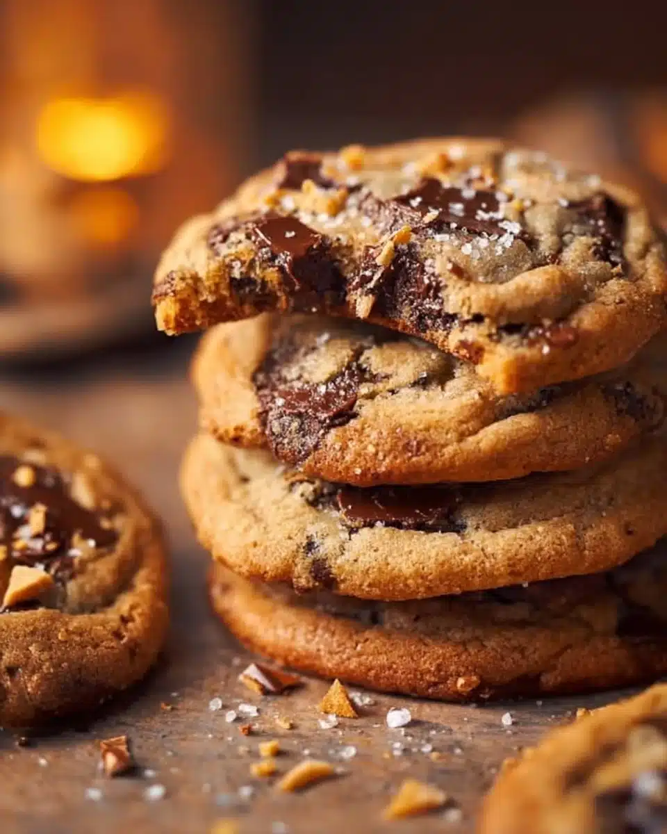 Easy Millionaire Toffee Chocolate Chunk Cookies