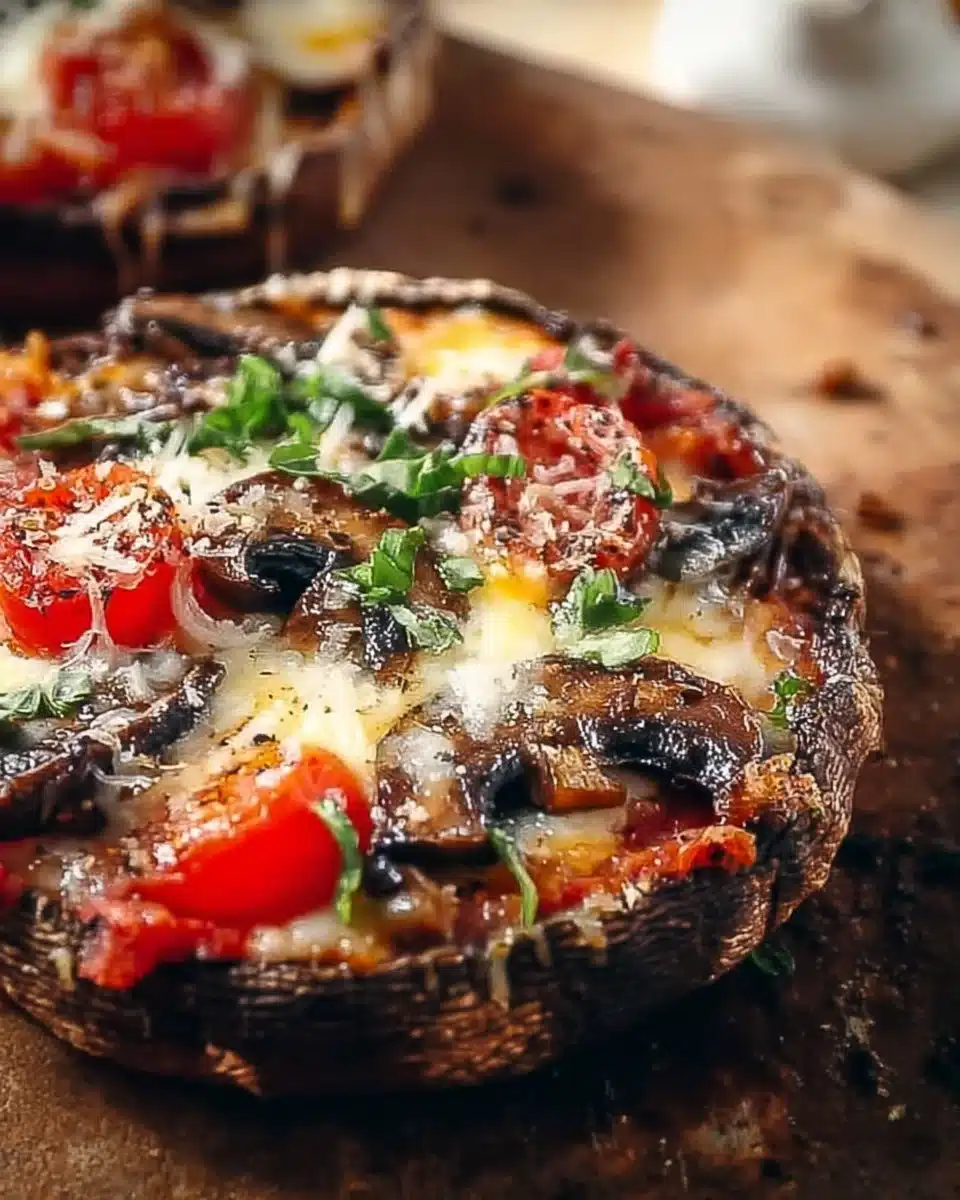 Easy Portobello Mushroom Pizza For One 4 Easy Portobello Mushroom Pizza For One