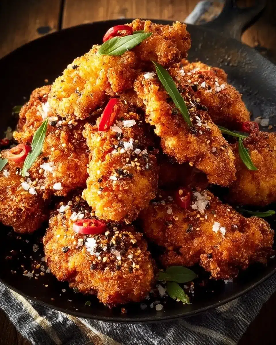 Easy Salt and Pepper Crispy Chicken 4 Easy Salt and Pepper Crispy Chicken
