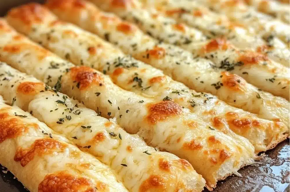 Sourdough Cheesy Breadsticks