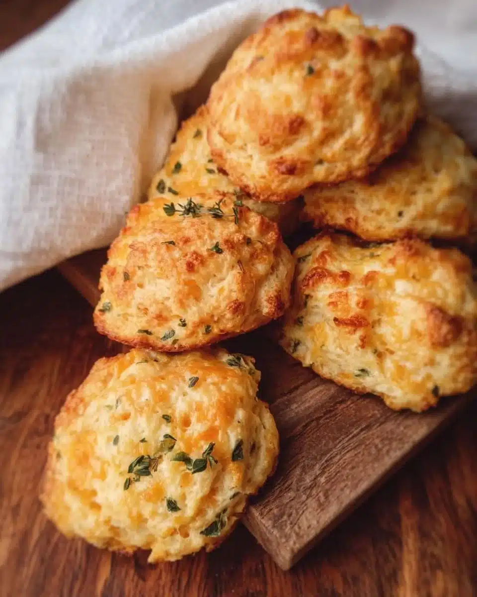 Sourdough Discard Cheddar Biscuits