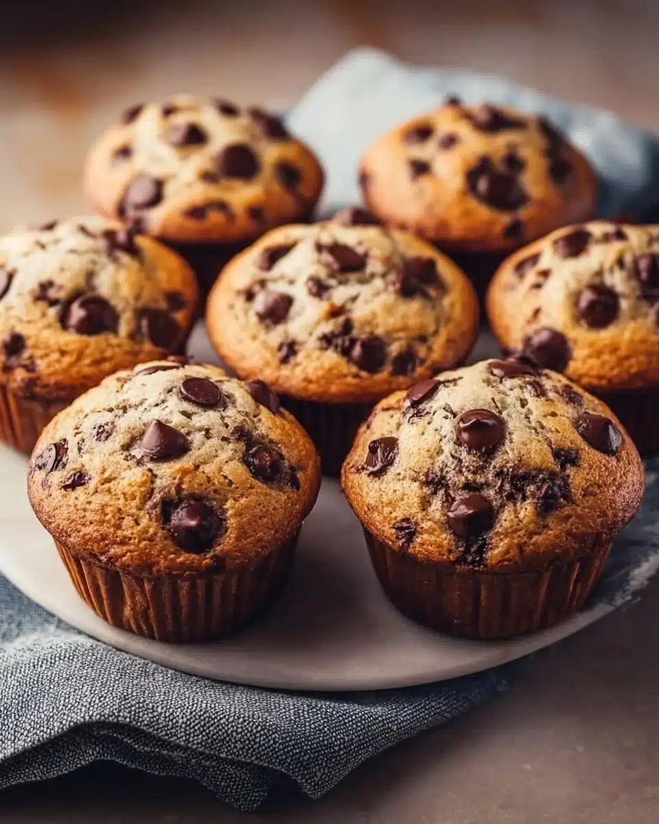 Sourdough Discard Chocolate Chip Muffins