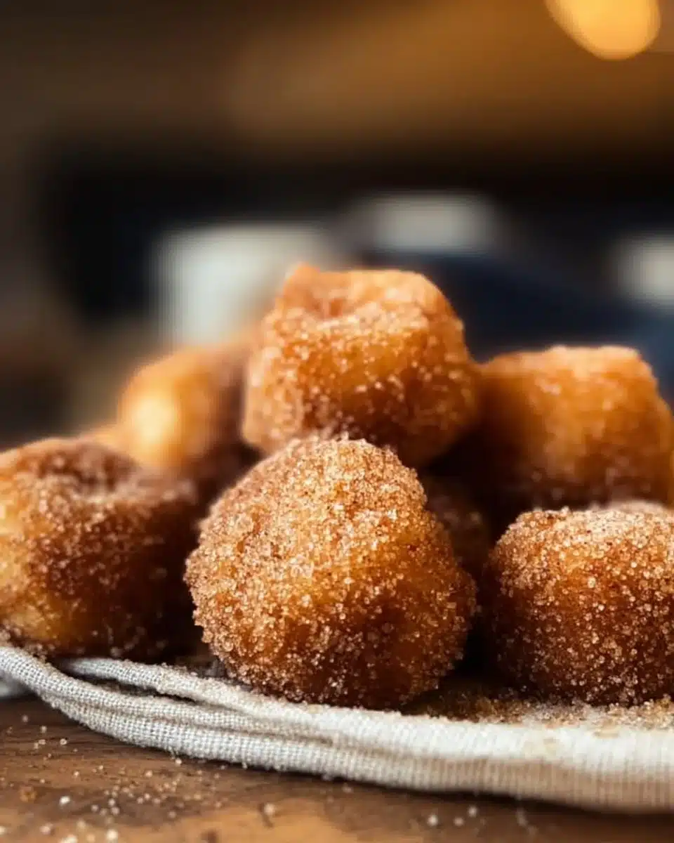 Sourdough Discard Cinnamon Sugar Churro Bites