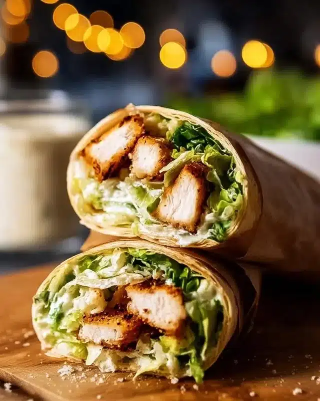 Chicken Caesar Wrap 5 Chicken Caesar Wrap