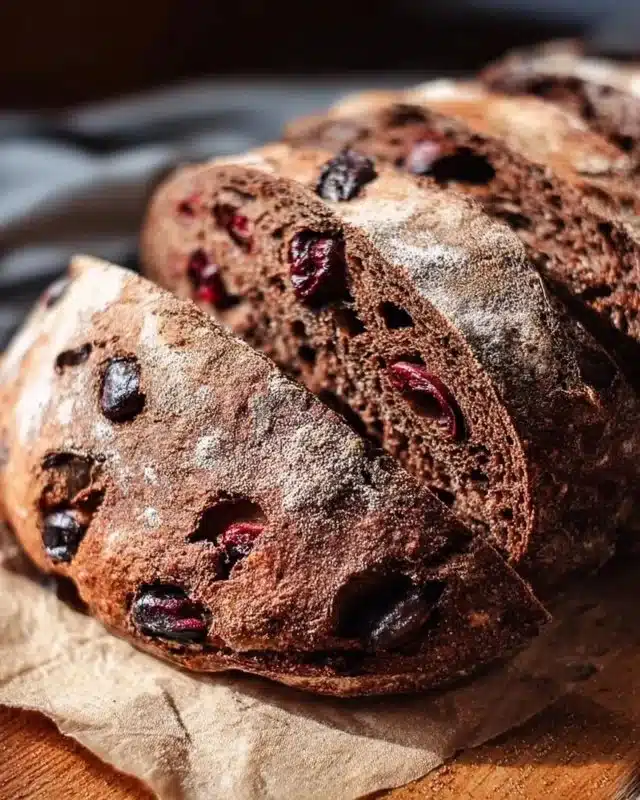 Chocolate Cherry Sourdough Bread 4 Chocolate Cherry Sourdough Bread