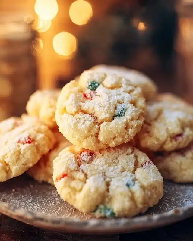 Christmas Gooey Butter Cookies