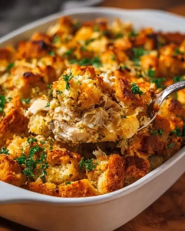Dolly's Chicken and Stuffing Casserole 4 Dolly's Chicken and Stuffing Casserole