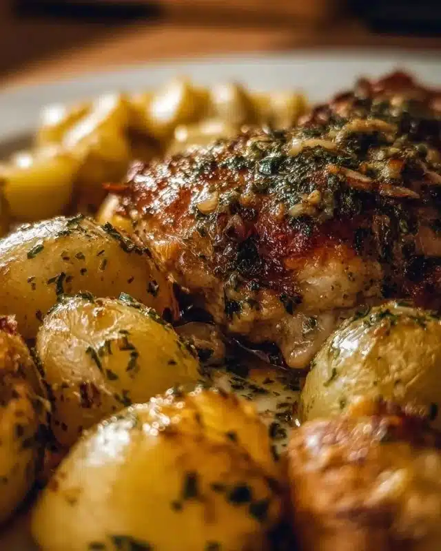 Garlic Parmesan Crockpot Chicken and Potatoes 4 Garlic Parmesan Crockpot Chicken and Potatoes