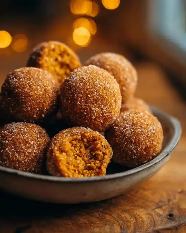 Healthy homemade Pumpkin Protein Balls recipe for nutritious snacking