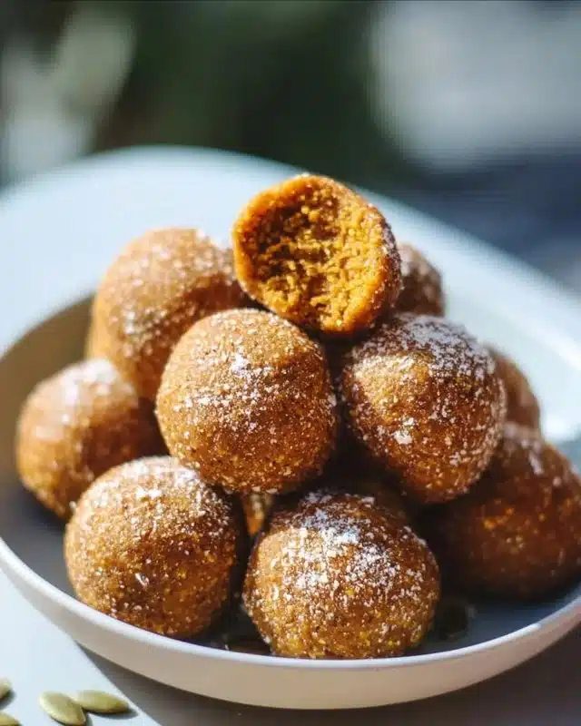 Pumpkin Protein Balls 4 Pumpkin Protein Balls