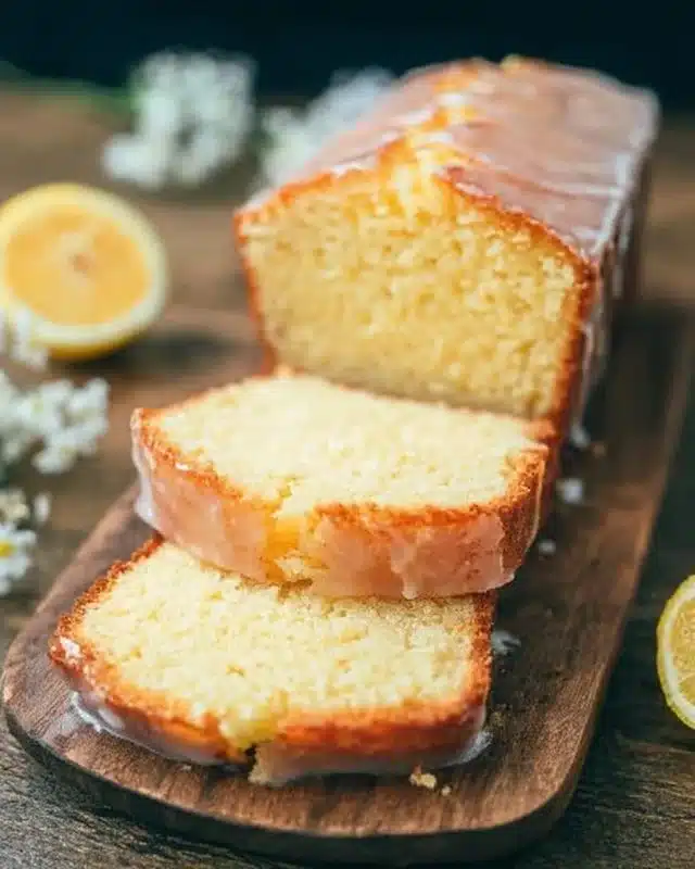 Quick Sourdough Discard Lemon Cake with Perfect Glaze