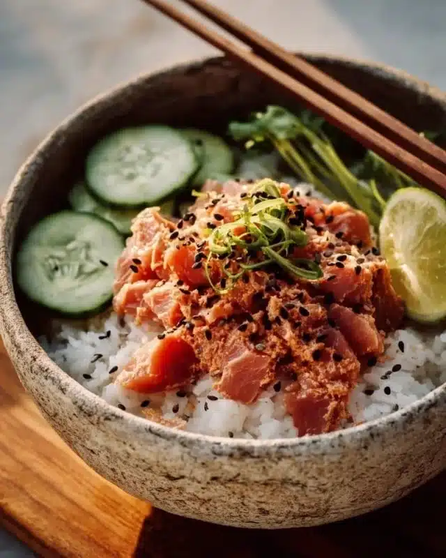 Tuna Rice Bowls 4 Tuna Rice Bowls
