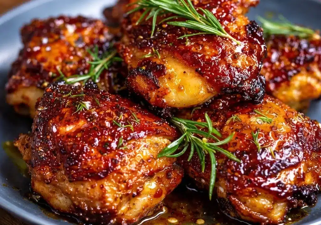 Hot Honey Chicken Thighs