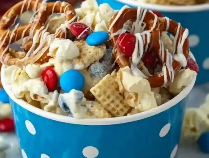 4th of July Candy Snack Mix Recipe