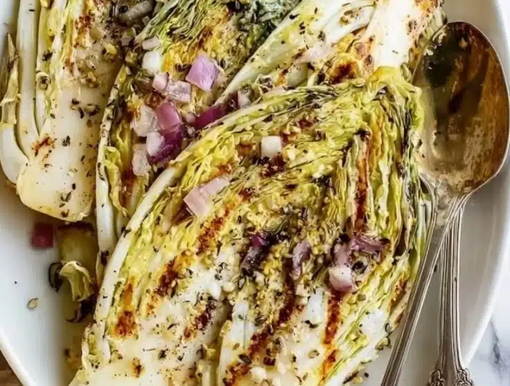 Grilled Napa Cabbage