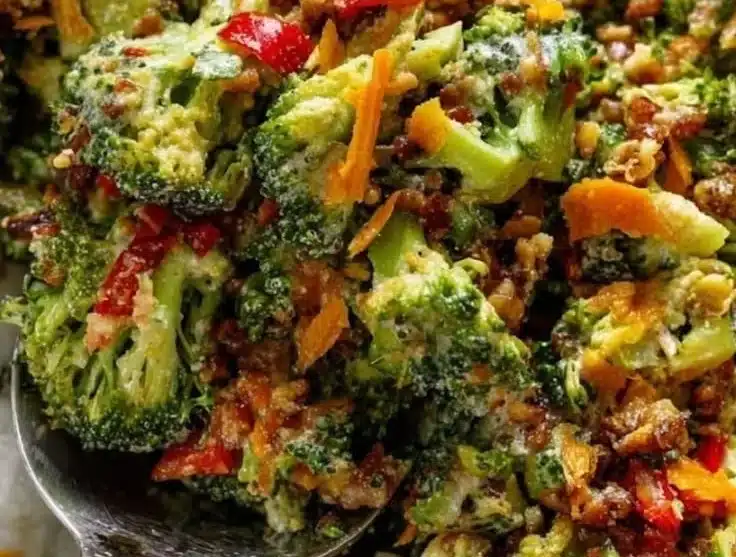 Garlic Bacon Broccoli Skillet