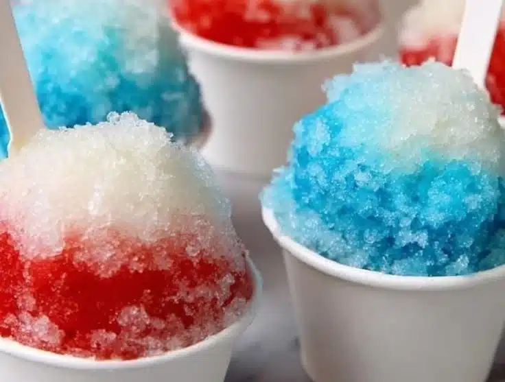 Snow Cone Cupcakes