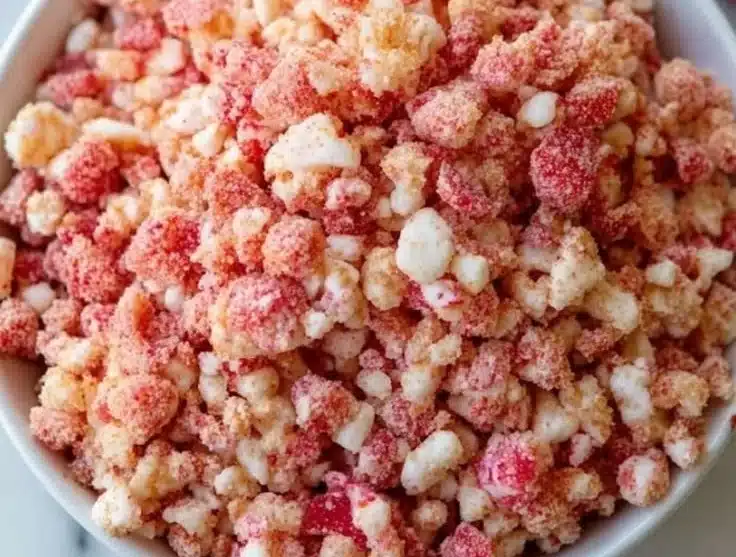 Strawberry Jell-O Oreo Crumble