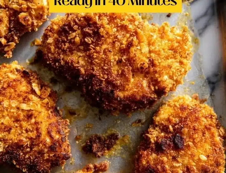Honey-Glazed Spicy Baked Chicken 3 Honey-glazed spicy baked chicken ready to serve on a plate