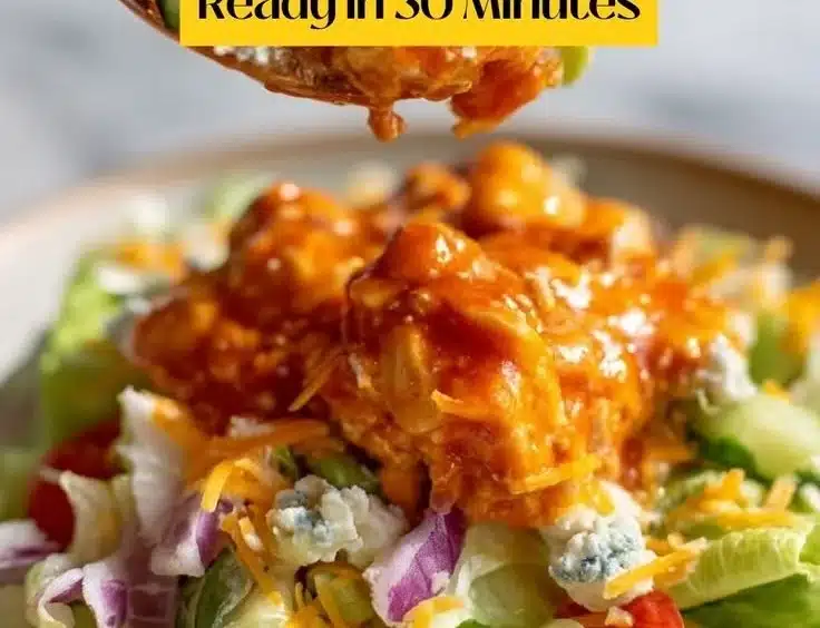 Spicy Honey Chicken Salad Recipe 3 Delicious spicy honey chicken salad with fresh vegetables and dressing